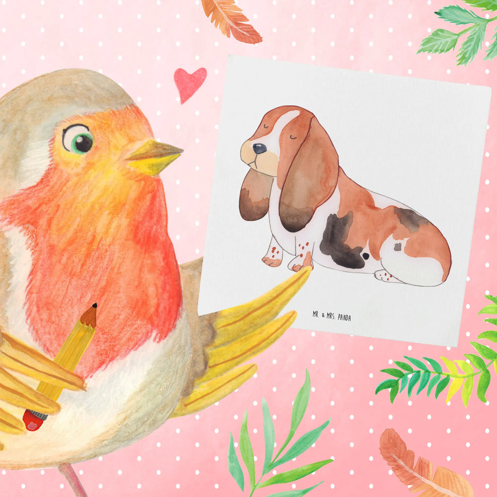 Karta Deluxe pies Basset Hound Geburtstagskarte, Karte, Hochzeitskarte, Glückwunschkarte, Einladungskarte, Grußkarte, Hochwertige Grußkarte, Klappkarte, Hochwertige Klappkarte, Hund, Hundemotiv, Haustier, Hunderasse, Tierliebhaber, Hundebesitzer, Sprüche, Basset, Hundeliebe, kinderlos, Basset Hound