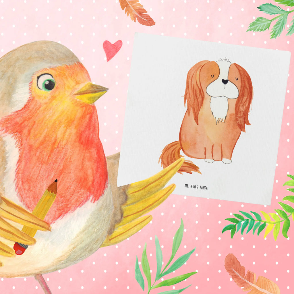 Deluxe Karte Hund Cavalier King Charles Spaniel Hochwertige Grußkarte, Einladungskarte, Karte, Hochwertige Klappkarte, Geburtstagskarte, Glückwunschkarte, Grußkarte, Klappkarte, Hochzeitskarte, Hund, Hundemotiv, Haustier, Hunderasse, Tierliebhaber, Hundebesitzer, Sprüche, Cavalier King Charles Spaniel, schönster Hund, Spaniel, Cockerspaniel, Spruch