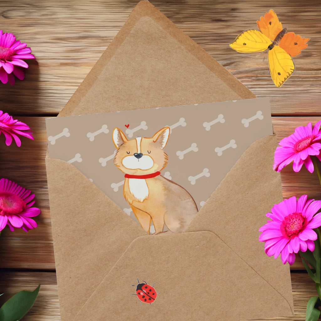 Deluxe Card Dog Luck Karte, Einladungskarte, Geburtstagskarte, Hochwertige Klappkarte, Hochwertige Grußkarte, Grußkarte, Glückwunschkarte, Klappkarte, Hochzeitskarte, Hund, Hundemotiv, Haustier, Hunderasse, Tierliebhaber, Hundebesitzer, Sprüche, Liebe, Spruch, Hundeliebe, Corgie, Hundemama