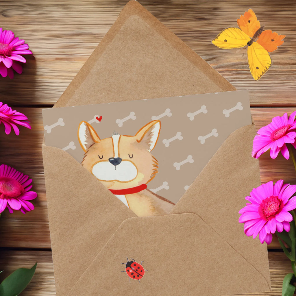 Deluxe Card Dog Luck Karte, Einladungskarte, Geburtstagskarte, Hochwertige Klappkarte, Hochwertige Grußkarte, Grußkarte, Glückwunschkarte, Klappkarte, Hochzeitskarte, Hund, Hundemotiv, Haustier, Hunderasse, Tierliebhaber, Hundebesitzer, Sprüche, Liebe, Spruch, Hundeliebe, Corgie, Hundemama