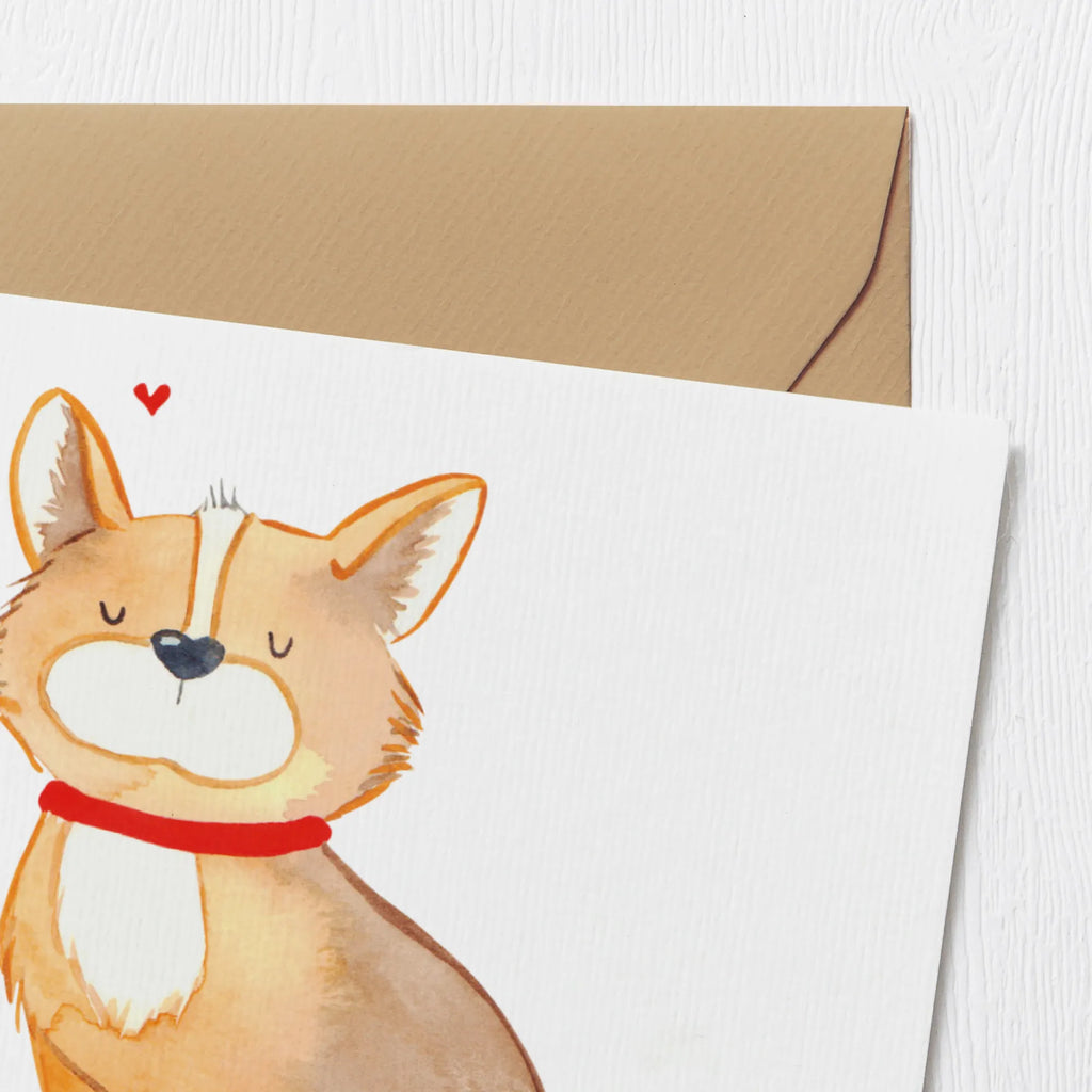 Deluxe Card Dog Luck Karte, Einladungskarte, Geburtstagskarte, Hochwertige Klappkarte, Hochwertige Grußkarte, Grußkarte, Glückwunschkarte, Klappkarte, Hochzeitskarte, Hund, Hundemotiv, Haustier, Hunderasse, Tierliebhaber, Hundebesitzer, Sprüche, Liebe, Spruch, Hundeliebe, Corgie, Hundemama