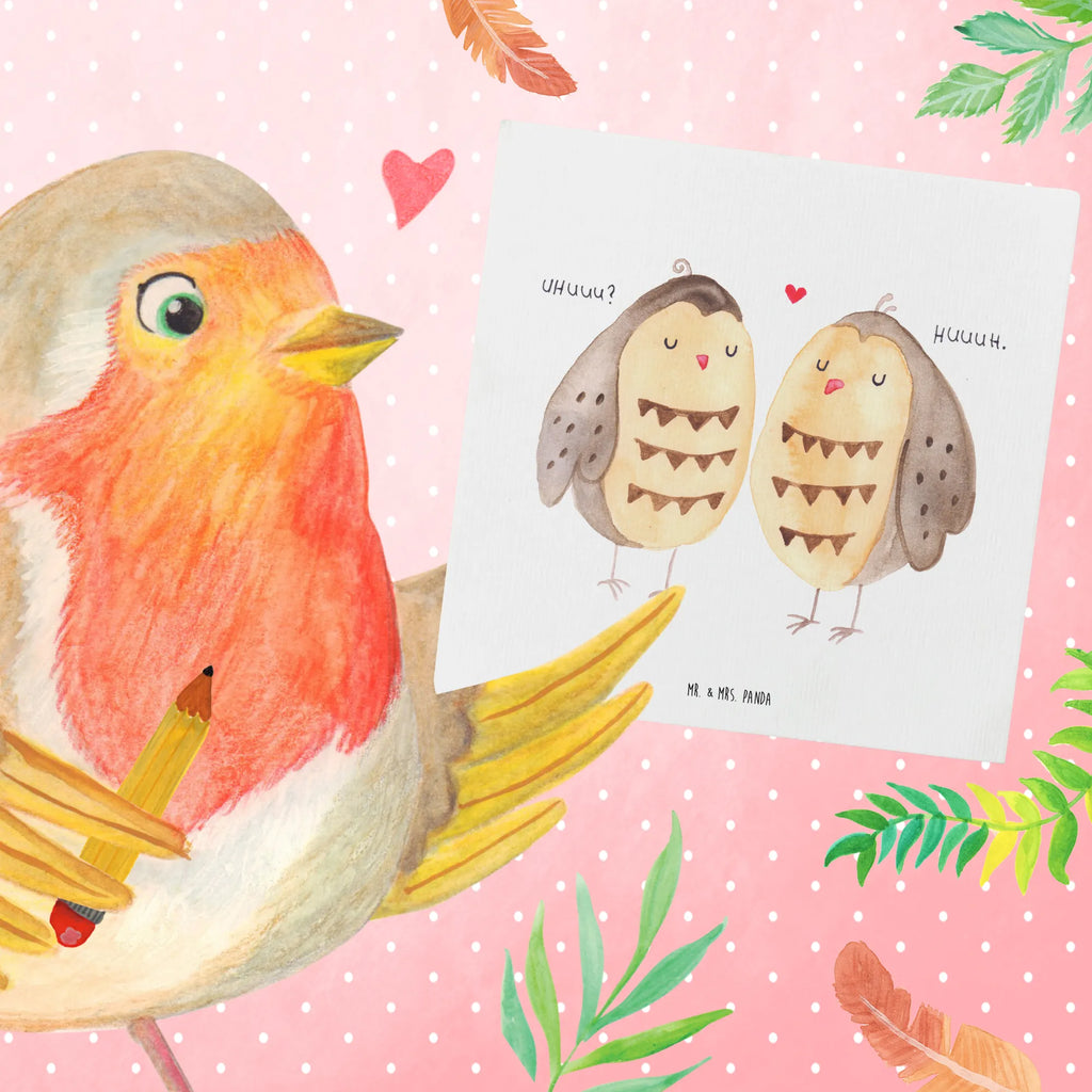 Deluxe Karte Eulen Liebe Geburtstagskarte, Hochzeitskarte, Hochwertige Klappkarte, Grußkarte, Glückwunschkarte, Hochwertige Grußkarte, Einladungskarte, Karte, Klappkarte, Eule, Liebe Spruch, All you need is love, Wortspiel lustig, Eule Deko, Owl, Freund, Hochzeit Spruch, Freundin Geschenk, Liebe