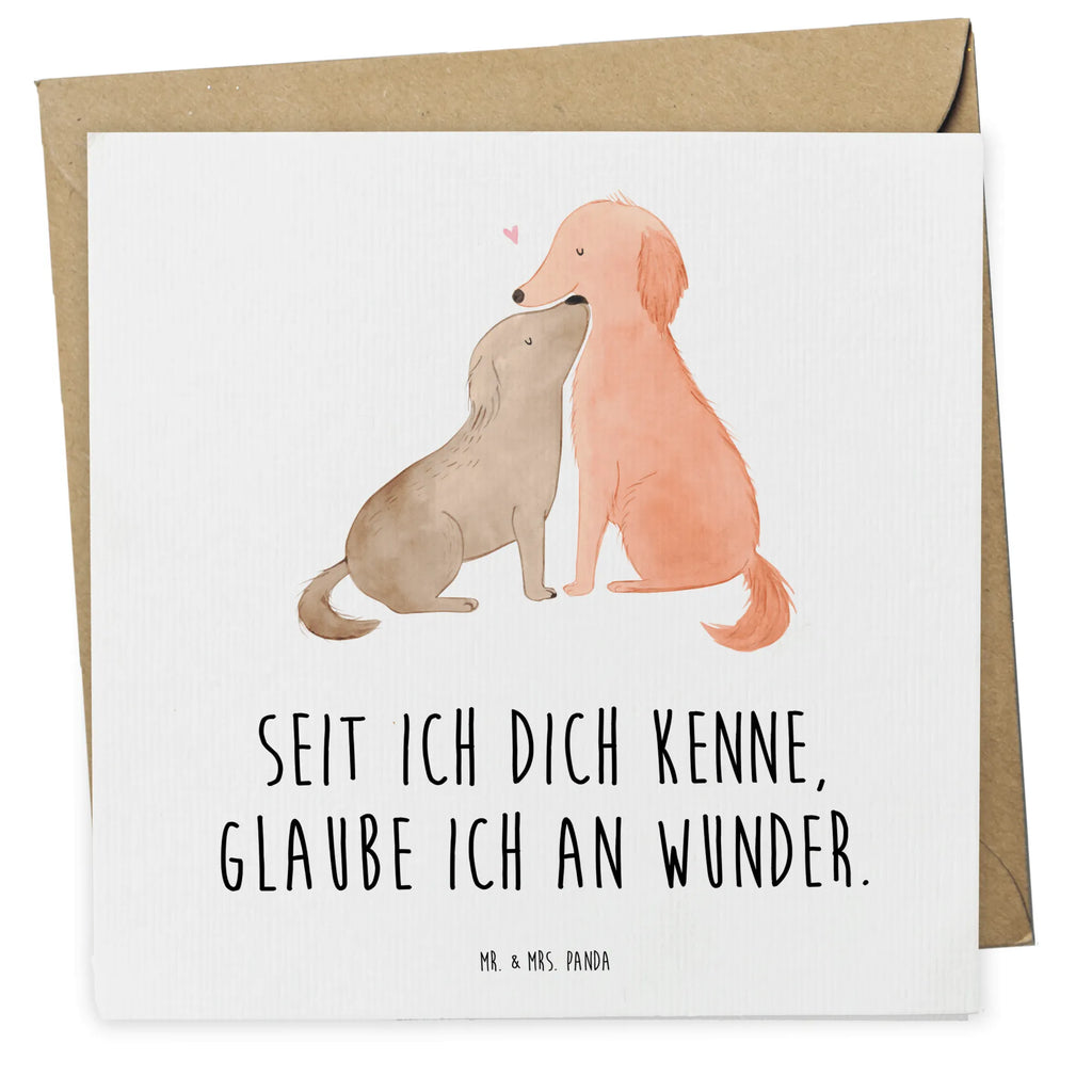Deluxe Karte Hunde Liebe Klappkarte, Hochwertige Klappkarte, Einladungskarte, Geburtstagskarte, Hochzeitskarte, Karte, Glückwunschkarte, Hochwertige Grußkarte, Grußkarte, Hund, Hundemotiv, Haustier, Hunderasse, Tierliebhaber, Hundebesitzer, Sprüche, Hund. Hunde, Vertrauen, Kuss, Kuscheln, Herz, Liebe