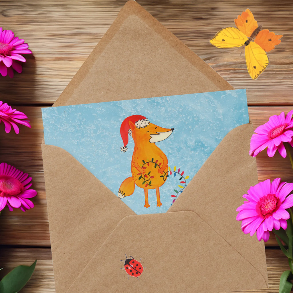 Deluxe Karte Fuchs Weihnachten Einladungskarte, Hochzeitskarte, Karte, Hochwertige Klappkarte, Hochwertige Grußkarte, Glückwunschkarte, Klappkarte, Grußkarte, Geburtstagskarte, Winter, Weihnachten, Weihnachtsdeko, Nikolaus, Advent, Heiligabend, Wintermotiv, Fuchs, Geschenk Weihnachten, Weihnachtszeit, Weihnachtsmann, Spruch schön, Füchse