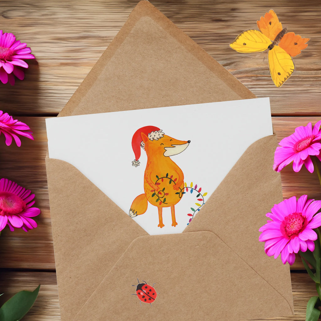 Deluxe Karte Fuchs Weihnachten Einladungskarte, Hochzeitskarte, Karte, Hochwertige Klappkarte, Hochwertige Grußkarte, Glückwunschkarte, Klappkarte, Grußkarte, Geburtstagskarte, Winter, Weihnachten, Weihnachtsdeko, Nikolaus, Advent, Heiligabend, Wintermotiv, Fuchs, Geschenk Weihnachten, Weihnachtszeit, Weihnachtsmann, Spruch schön, Füchse