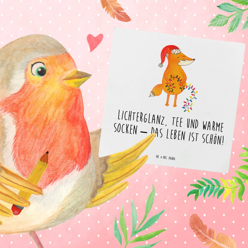 Deluxe Karte Fuchs Weihnachten Einladungskarte, Hochzeitskarte, Karte, Hochwertige Klappkarte, Hochwertige Grußkarte, Glückwunschkarte, Klappkarte, Grußkarte, Geburtstagskarte, Winter, Weihnachten, Weihnachtsdeko, Nikolaus, Advent, Heiligabend, Wintermotiv, Fuchs, Geschenk Weihnachten, Weihnachtszeit, Weihnachtsmann, Spruch schön, Füchse