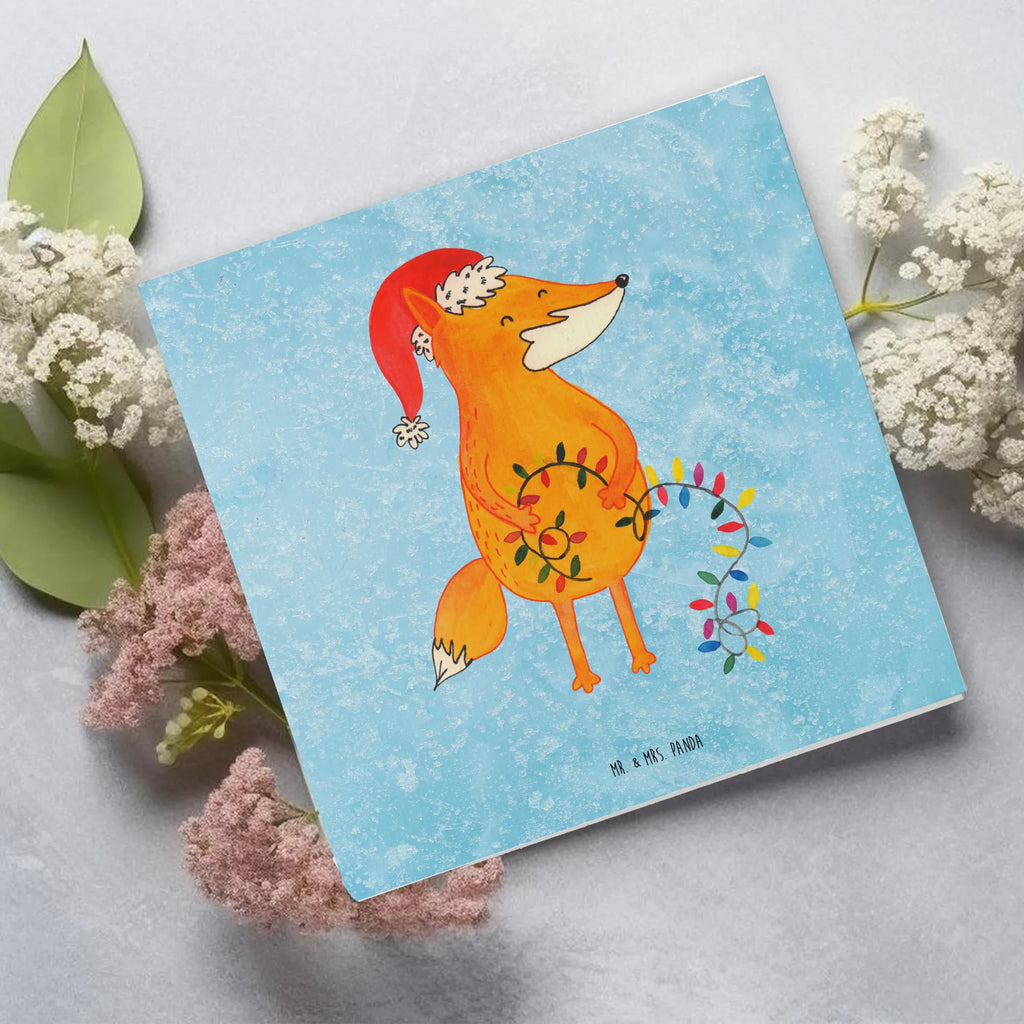 Deluxe Karte Fuchs Weihnachten Einladungskarte, Hochzeitskarte, Karte, Hochwertige Klappkarte, Hochwertige Grußkarte, Glückwunschkarte, Klappkarte, Grußkarte, Geburtstagskarte, Winter, Weihnachten, Weihnachtsdeko, Nikolaus, Advent, Heiligabend, Wintermotiv, Fuchs, Geschenk Weihnachten, Weihnachtszeit, Weihnachtsmann, Spruch schön, Füchse