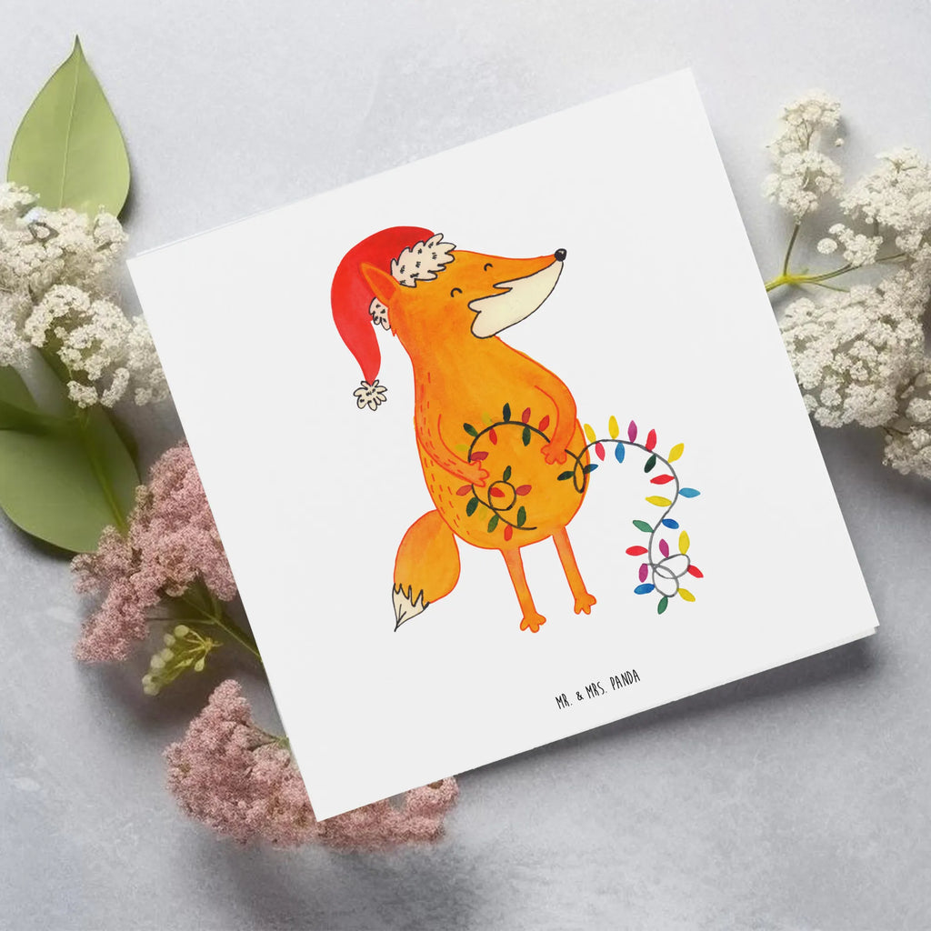 Deluxe Karte Fuchs Weihnachten Einladungskarte, Hochzeitskarte, Karte, Hochwertige Klappkarte, Hochwertige Grußkarte, Glückwunschkarte, Klappkarte, Grußkarte, Geburtstagskarte, Winter, Weihnachten, Weihnachtsdeko, Nikolaus, Advent, Heiligabend, Wintermotiv, Fuchs, Geschenk Weihnachten, Weihnachtszeit, Weihnachtsmann, Spruch schön, Füchse