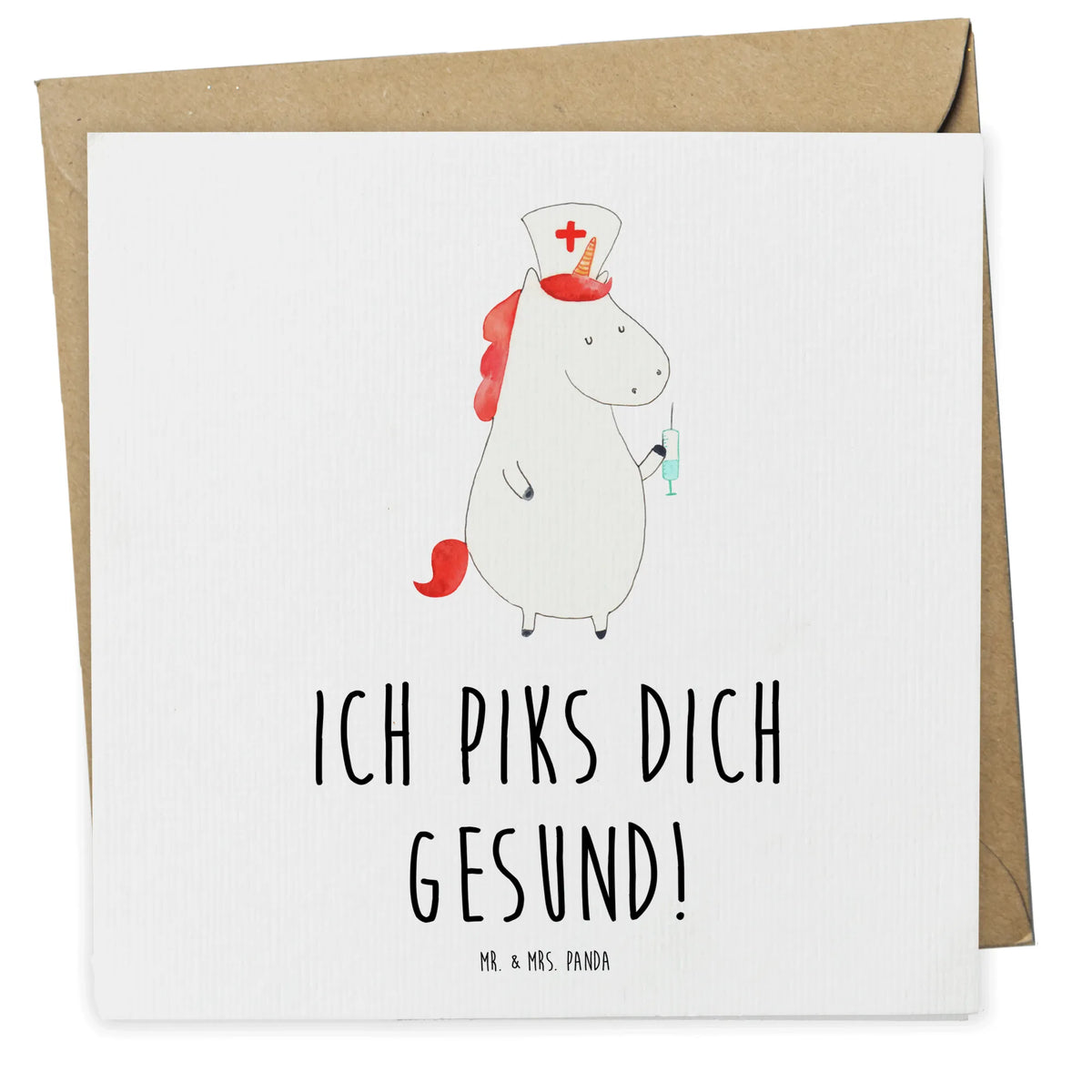 Deluxe Karte Einhorn Krankenschwester faltkarte, Glückwunschkarte, Grußkarte, Klappkarte, doppelkarte, anlasskarte, Unicorn, Einhorn, Einhörner, Einhorn Deko, Krankenschwester Dankeschön, Ärztin Geschenk, Krankenpflegerin, Krankenpfleger Geschenk, Krankenhaus, Krankenschwester Geschenk