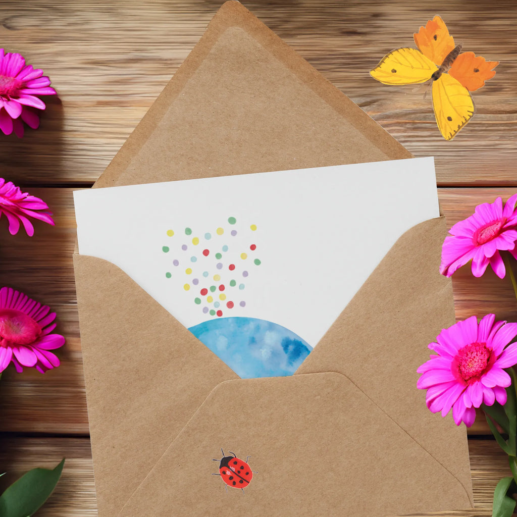 Deluxe Card whale confetti Geburtstagskarte, Karte, Hochwertige Grußkarte, Glückwunschkarte, Hochwertige Klappkarte, Hochzeitskarte, Grußkarte, Einladungskarte, Klappkarte, Meerestiere, Meer, Urlaub, Neustart, Diät, Konfetti, Wal, Trennung, Geburtstag, Motivation, Abnehmen, Neuanfang, Lebensabschnitt, Wale