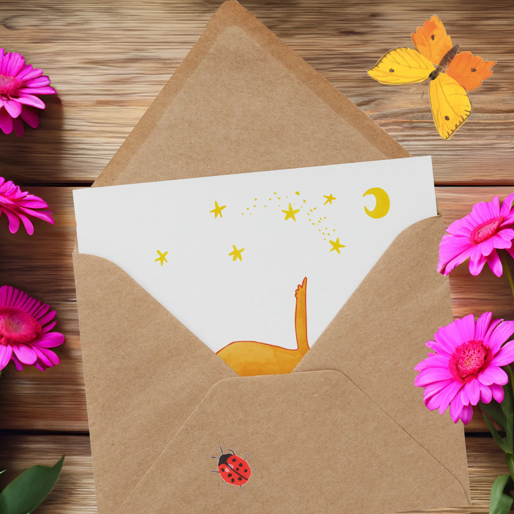 Deluxe Karte Fuchs Sterne Hochwertige Grußkarte, Karte, Geburtstagskarte, Einladungskarte, Hochwertige Klappkarte, Grußkarte, Glückwunschkarte, Hochzeitskarte, Klappkarte, Fuchs, Romantik, Spruch schön, Always Look on the Bright Side of Life, tröstende Worte, Spruch positiv, Füchse