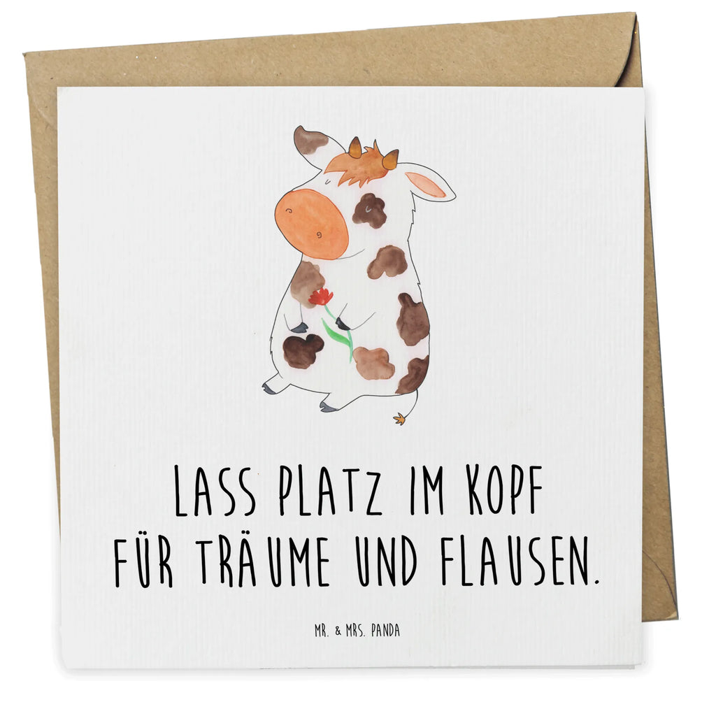 Deluxe Karte Kuh Karte, Einladungskarte, Hochwertige Grußkarte, Hochwertige Klappkarte, Glückwunschkarte, Grußkarte, Klappkarte, Geburtstagskarte, Hochzeitskarte, Bauernhof, Hoftiere, Landwirt, Landwirtin, Flausen, Kuh, Hof, Milch, Milchkuh, Spruch, Kühe, Träume, Motivtion, Magie