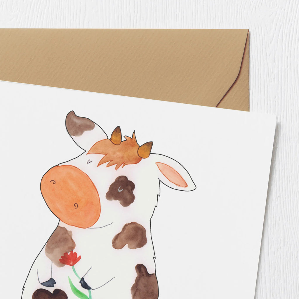 Deluxe Karte Kuh Karte, Einladungskarte, Hochwertige Grußkarte, Hochwertige Klappkarte, Glückwunschkarte, Grußkarte, Klappkarte, Geburtstagskarte, Hochzeitskarte, Bauernhof, Hoftiere, Landwirt, Landwirtin, Flausen, Kuh, Hof, Milch, Milchkuh, Spruch, Kühe, Träume, Motivtion, Magie