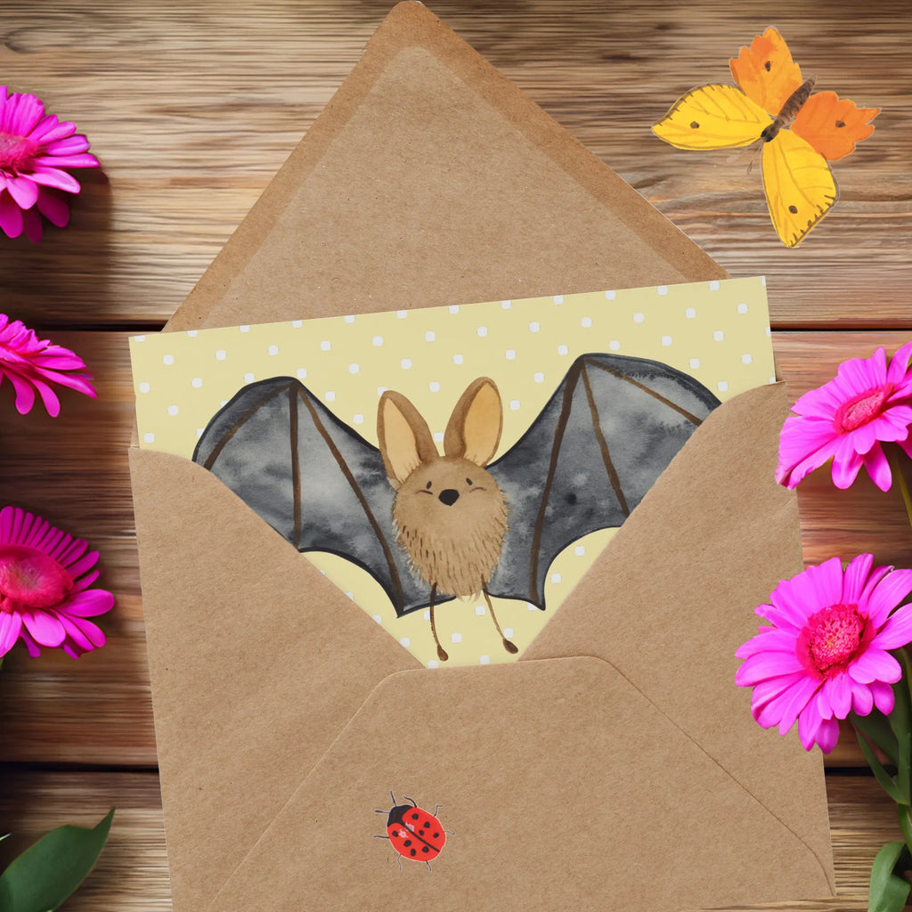 Deluxe Card bat wing Karte, Hochzeitskarte, Glückwunschkarte, Hochwertige Grußkarte, Geburtstagskarte, Klappkarte, Grußkarte, Hochwertige Klappkarte, Einladungskarte, Tiermotive, Gute Laune, lustige Sprüche, Tiere
