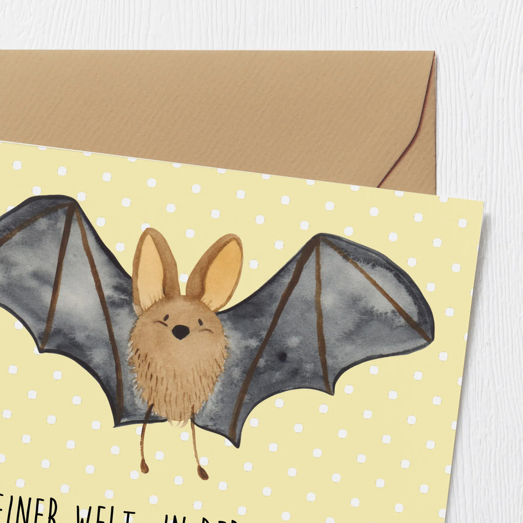 Deluxe Card bat wing Karte, Hochzeitskarte, Glückwunschkarte, Hochwertige Grußkarte, Geburtstagskarte, Klappkarte, Grußkarte, Hochwertige Klappkarte, Einladungskarte, Tiermotive, Gute Laune, lustige Sprüche, Tiere
