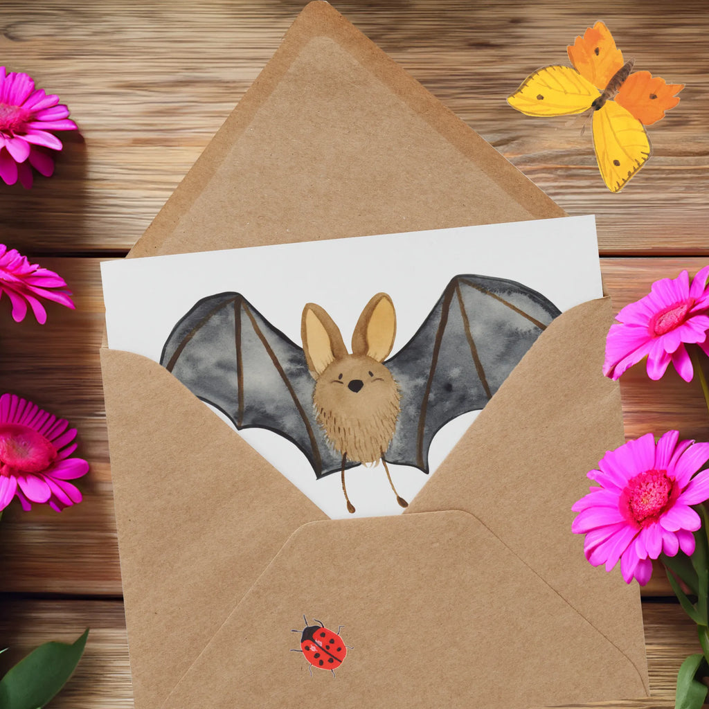Deluxe Card bat wing Karte, Hochzeitskarte, Glückwunschkarte, Hochwertige Grußkarte, Geburtstagskarte, Klappkarte, Grußkarte, Hochwertige Klappkarte, Einladungskarte, Tiermotive, Gute Laune, lustige Sprüche, Tiere