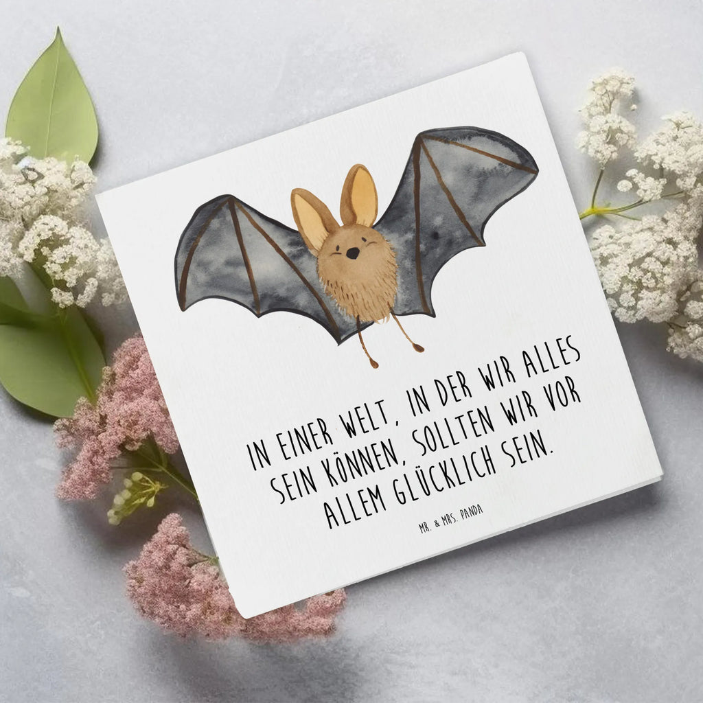 Deluxe Card bat wing Karte, Hochzeitskarte, Glückwunschkarte, Hochwertige Grußkarte, Geburtstagskarte, Klappkarte, Grußkarte, Hochwertige Klappkarte, Einladungskarte, Tiermotive, Gute Laune, lustige Sprüche, Tiere