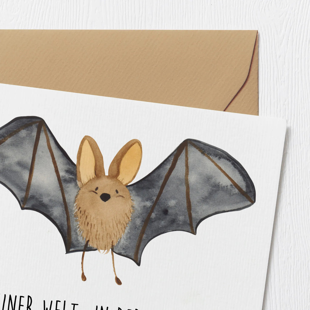 Deluxe Card bat wing Karte, Hochzeitskarte, Glückwunschkarte, Hochwertige Grußkarte, Geburtstagskarte, Klappkarte, Grußkarte, Hochwertige Klappkarte, Einladungskarte, Tiermotive, Gute Laune, lustige Sprüche, Tiere