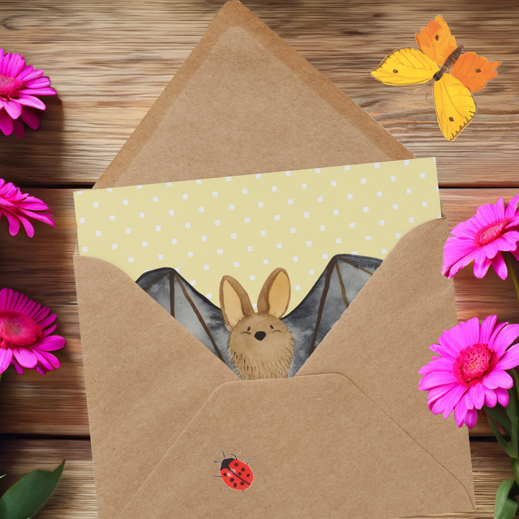 Deluxe Card bat wing Karte, Hochzeitskarte, Glückwunschkarte, Hochwertige Grußkarte, Geburtstagskarte, Klappkarte, Grußkarte, Hochwertige Klappkarte, Einladungskarte, Tiermotive, Gute Laune, lustige Sprüche, Tiere