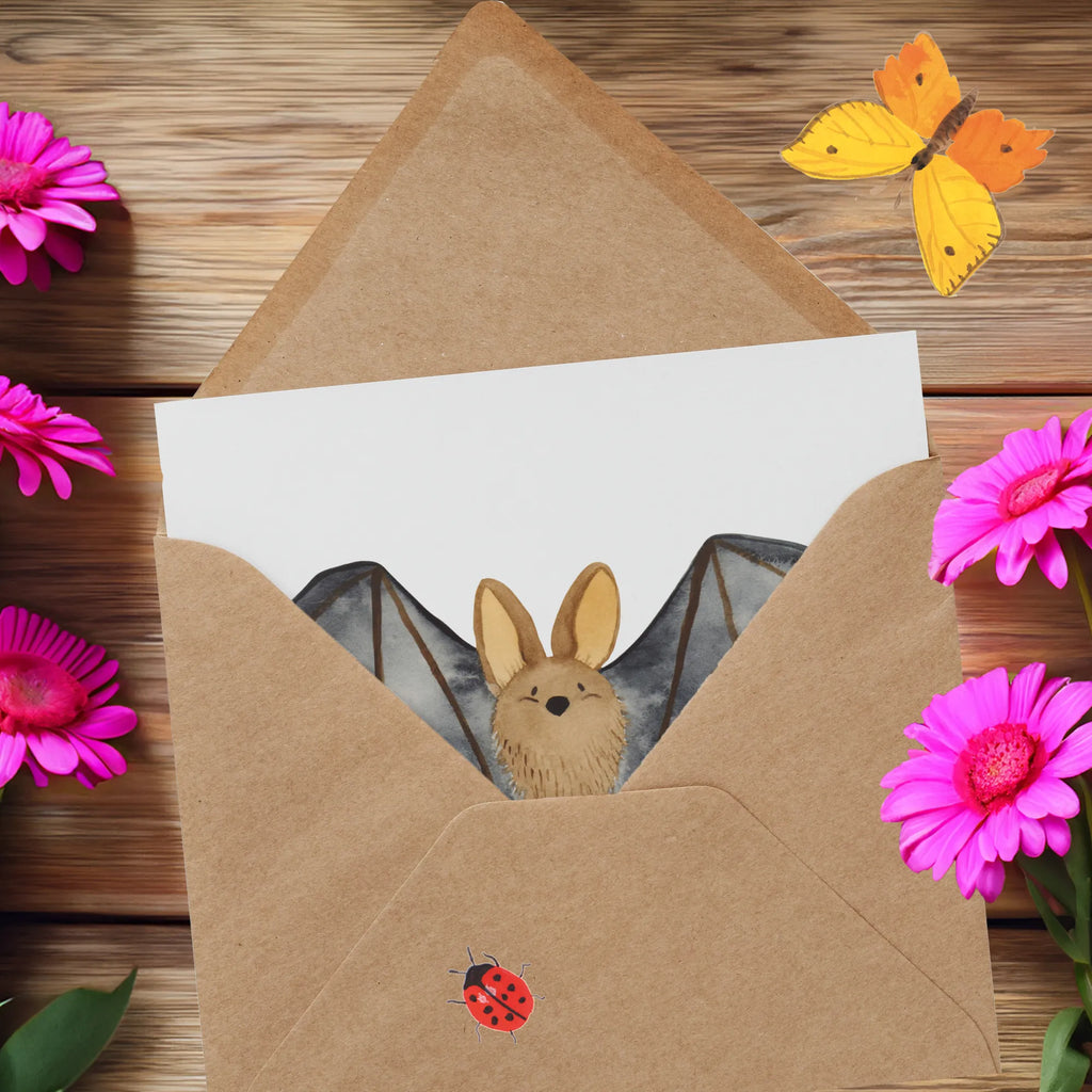 Deluxe Card bat wing Karte, Hochzeitskarte, Glückwunschkarte, Hochwertige Grußkarte, Geburtstagskarte, Klappkarte, Grußkarte, Hochwertige Klappkarte, Einladungskarte, Tiermotive, Gute Laune, lustige Sprüche, Tiere