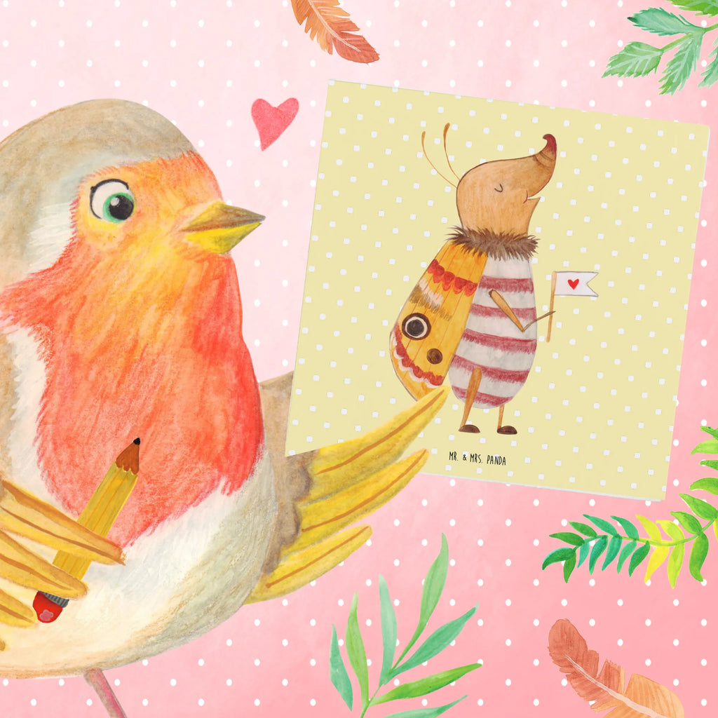 Deluxe Karte Nachtfalter Fähnchen Karte, Hochwertige Klappkarte, Geburtstagskarte, Glückwunschkarte, Einladungskarte, Klappkarte, Grußkarte, Hochwertige Grußkarte, Hochzeitskarte, Tiermotive, Gute Laune, lustige Sprüche, Tiere, Nachtfalter, Spruch lustig, Spruch witzig, Was kostet die Welt, Käfer, niedlich, Küche Deko, süß