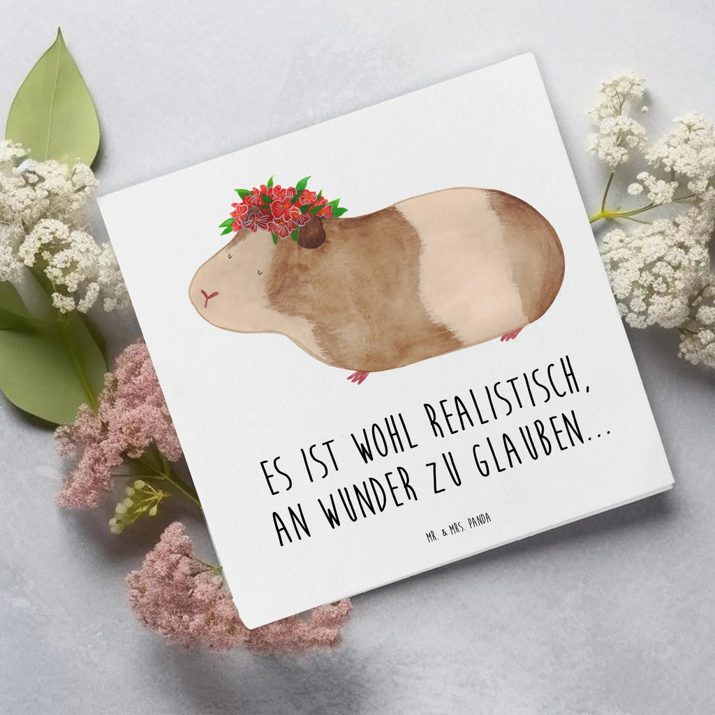 Deluxe Card Guinea pig wisdom Hochwertige Klappkarte, Hochzeitskarte, Karte, Klappkarte, Geburtstagskarte, Grußkarte, Einladungskarte, Glückwunschkarte, Hochwertige Grußkarte, Tiermotive, Gute Laune, lustige Sprüche, Tiere, Wunderland, Realität, Meerschweinchen, Meeries, Spruch, Meerie, Wunder, Weisheit, Blumenkind, Motivation