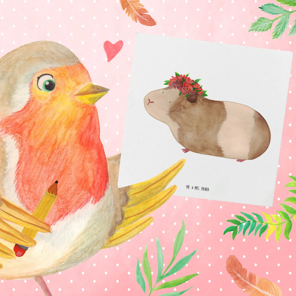 Deluxe Card Guinea pig wisdom Hochwertige Klappkarte, Hochzeitskarte, Karte, Klappkarte, Geburtstagskarte, Grußkarte, Einladungskarte, Glückwunschkarte, Hochwertige Grußkarte, Tiermotive, Gute Laune, lustige Sprüche, Tiere, Wunderland, Realität, Meerschweinchen, Meeries, Spruch, Meerie, Wunder, Weisheit, Blumenkind, Motivation