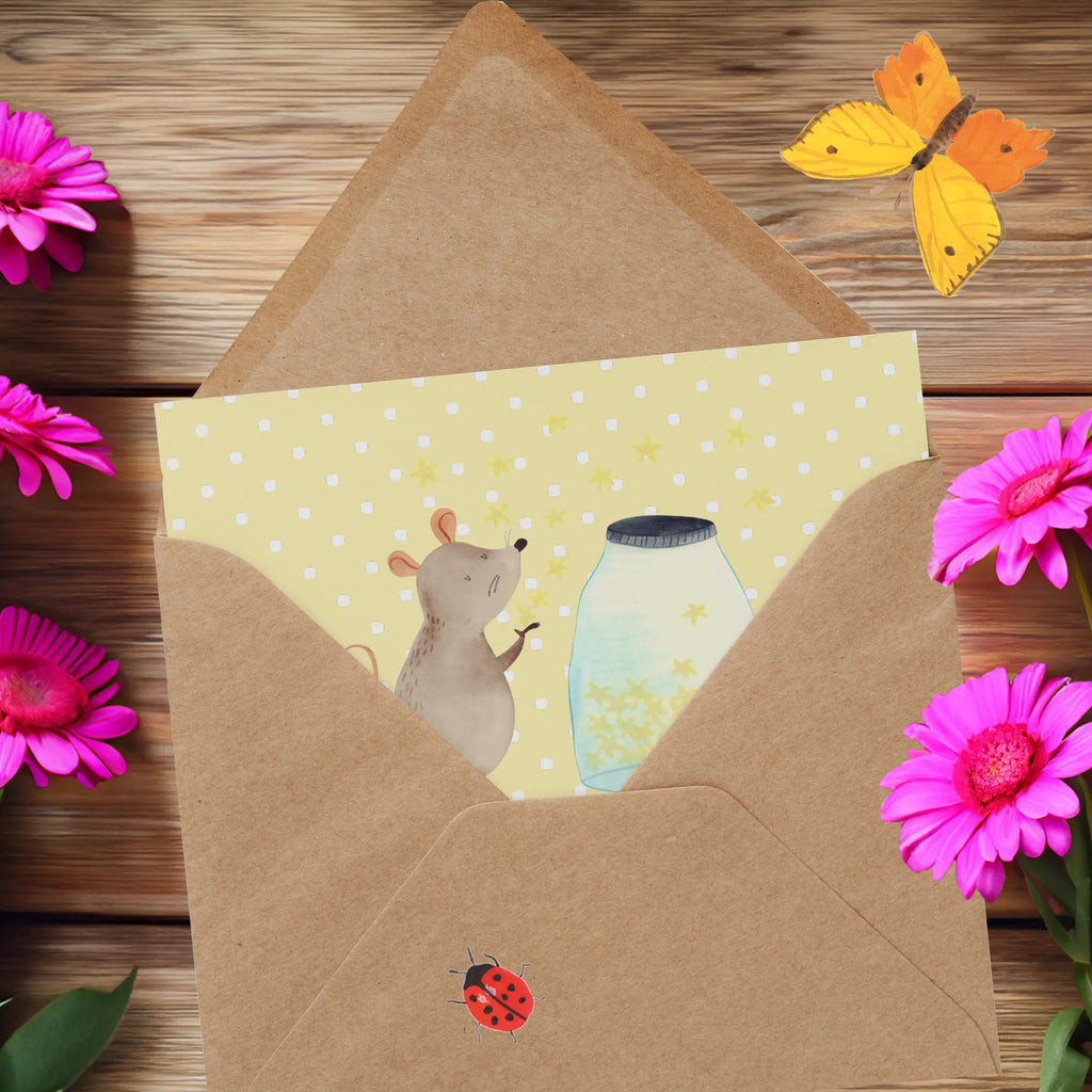 Deluxe Karte Maus Sterne Hochzeitskarte, Hochwertige Klappkarte, Grußkarte, Geburtstagskarte, Karte, Klappkarte, Einladungskarte, Hochwertige Grußkarte, Glückwunschkarte, Tiermotive, Gute Laune, lustige Sprüche, Tiere, erstes Kind, Schwangerschaft, Wunsch, Träume, Sterne, Kind, Kindergeburtstag, Maus, Geburtstag, Taufgeschenk, Taufe, Hoffnung, Geburt