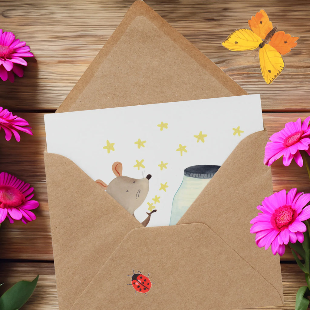 Deluxe Karte Maus Sterne Hochzeitskarte, Hochwertige Klappkarte, Grußkarte, Geburtstagskarte, Karte, Klappkarte, Einladungskarte, Hochwertige Grußkarte, Glückwunschkarte, Tiermotive, Gute Laune, lustige Sprüche, Tiere, erstes Kind, Schwangerschaft, Wunsch, Träume, Sterne, Kind, Kindergeburtstag, Maus, Geburtstag, Taufgeschenk, Taufe, Hoffnung, Geburt