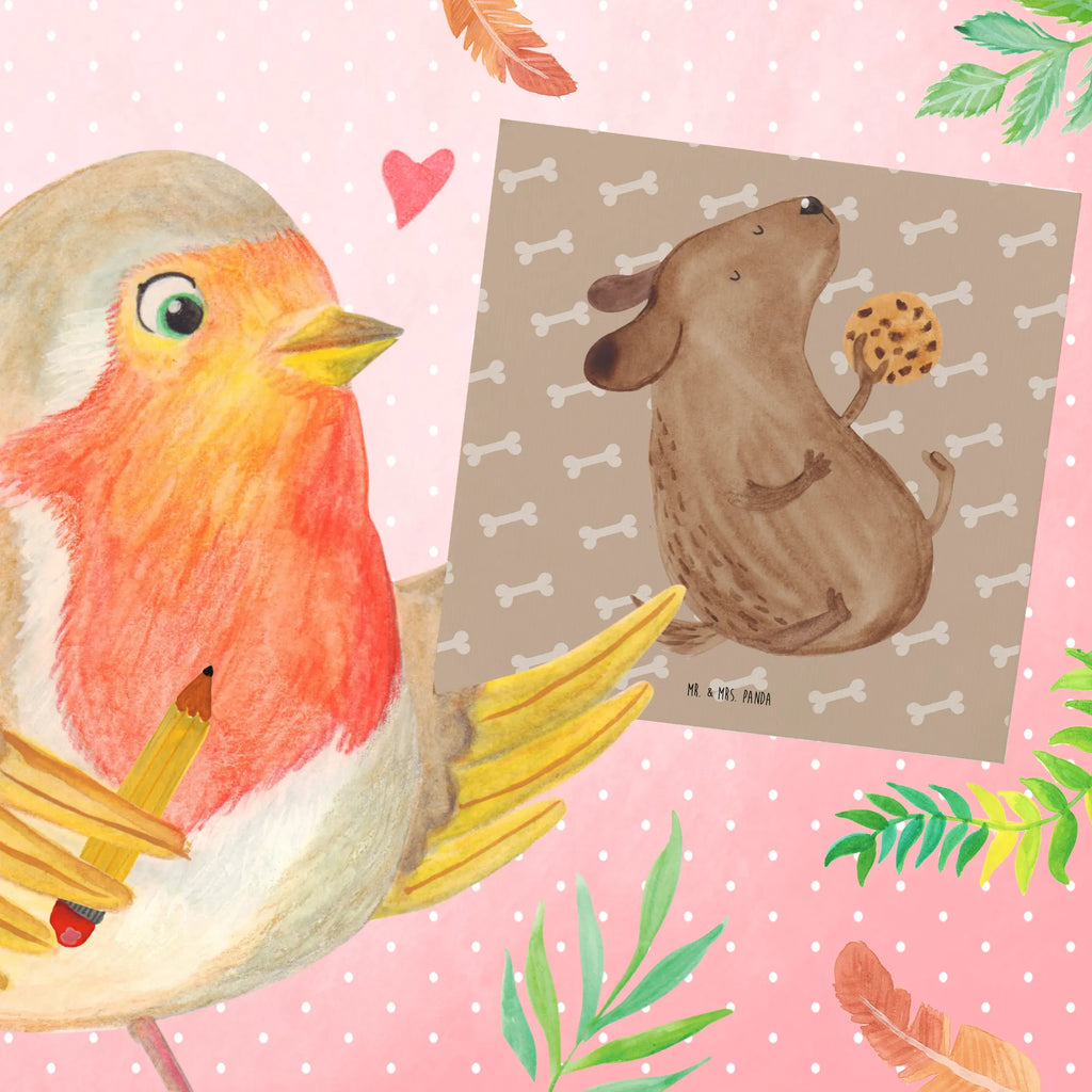 Deluxe Card Dog biscuit Hochwertige Grußkarte, Karte, Glückwunschkarte, Hochzeitskarte, Klappkarte, Grußkarte, Geburtstagskarte, Einladungskarte, Hochwertige Klappkarte, Hund, Hundemotiv, Haustier, Hunderasse, Tierliebhaber, Hundebesitzer, Sprüche, Hundesnacks, Leckerli, Hundeleckerli, Hundekekse