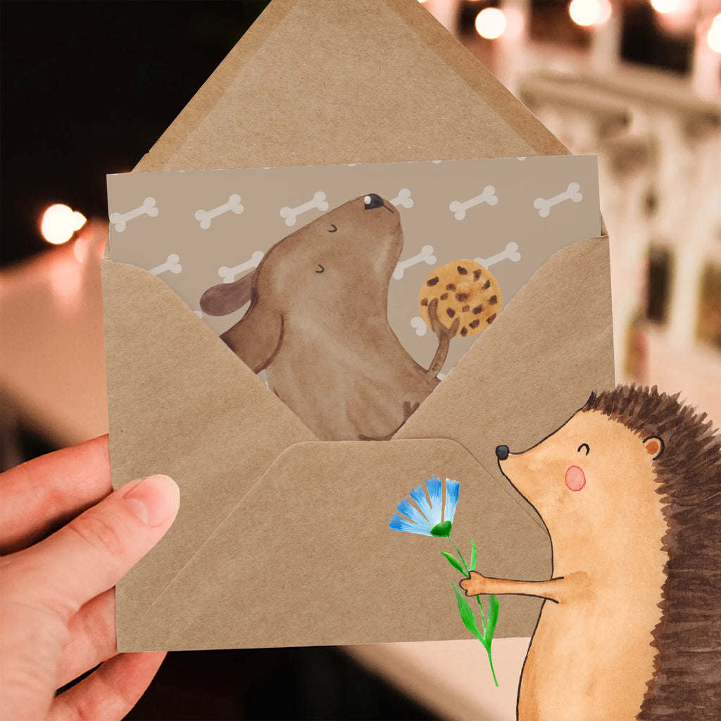Deluxe Card Dog biscuit Hochwertige Grußkarte, Karte, Glückwunschkarte, Hochzeitskarte, Klappkarte, Grußkarte, Geburtstagskarte, Einladungskarte, Hochwertige Klappkarte, Hund, Hundemotiv, Haustier, Hunderasse, Tierliebhaber, Hundebesitzer, Sprüche, Hundesnacks, Leckerli, Hundeleckerli, Hundekekse