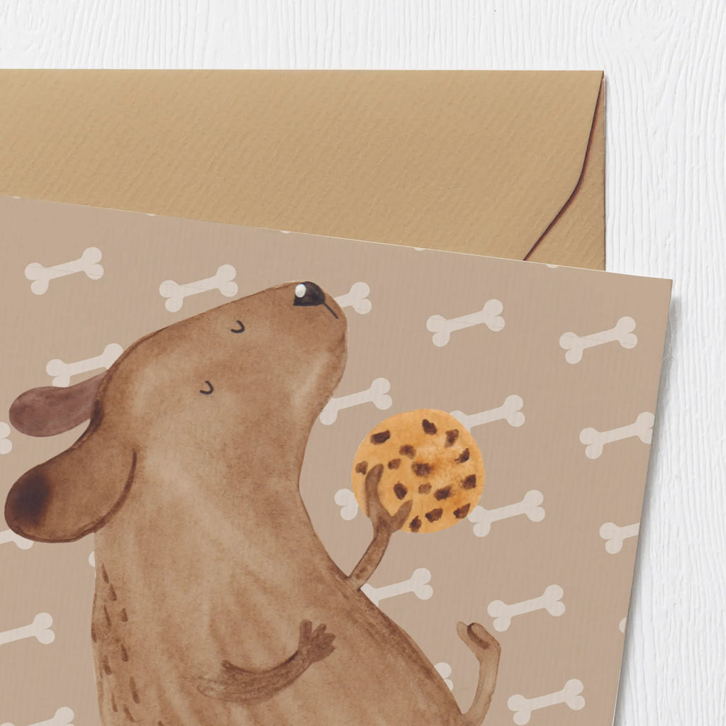Deluxe Card Dog biscuit Hochwertige Grußkarte, Karte, Glückwunschkarte, Hochzeitskarte, Klappkarte, Grußkarte, Geburtstagskarte, Einladungskarte, Hochwertige Klappkarte, Hund, Hundemotiv, Haustier, Hunderasse, Tierliebhaber, Hundebesitzer, Sprüche, Hundesnacks, Leckerli, Hundeleckerli, Hundekekse