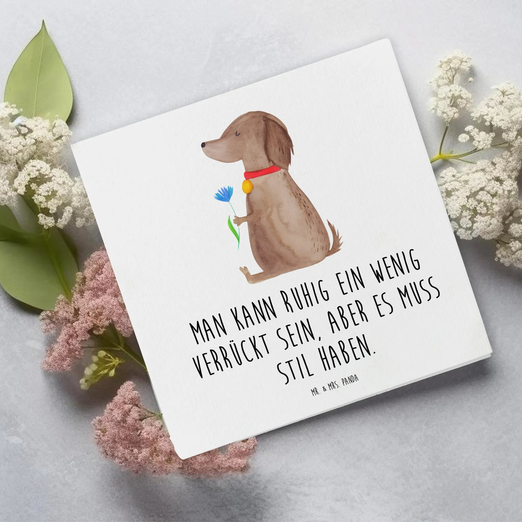 Deluxe Card Dog flower Hochwertige Klappkarte, Karte, Grußkarte, Klappkarte, Glückwunschkarte, Hochwertige Grußkarte, Geburtstagskarte, Einladungskarte, Hochzeitskarte, Hund, Hundemotiv, Haustier, Hunderasse, Tierliebhaber, Hundebesitzer, Sprüche, Frauchen, Hundeliebe, Hunde
