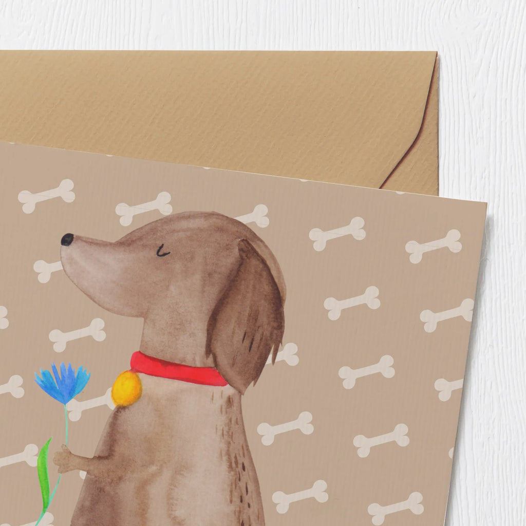 Deluxe Card Dog flower Hochwertige Klappkarte, Karte, Grußkarte, Klappkarte, Glückwunschkarte, Hochwertige Grußkarte, Geburtstagskarte, Einladungskarte, Hochzeitskarte, Hund, Hundemotiv, Haustier, Hunderasse, Tierliebhaber, Hundebesitzer, Sprüche, Frauchen, Hundeliebe, Hunde