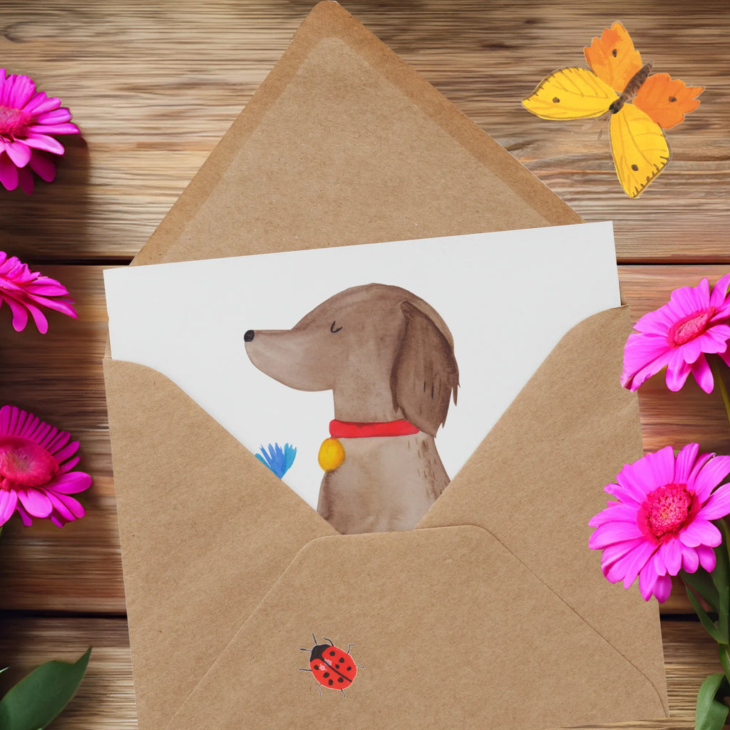 Deluxe Card Dog flower Hochwertige Klappkarte, Karte, Grußkarte, Klappkarte, Glückwunschkarte, Hochwertige Grußkarte, Geburtstagskarte, Einladungskarte, Hochzeitskarte, Hund, Hundemotiv, Haustier, Hunderasse, Tierliebhaber, Hundebesitzer, Sprüche, Frauchen, Hundeliebe, Hunde