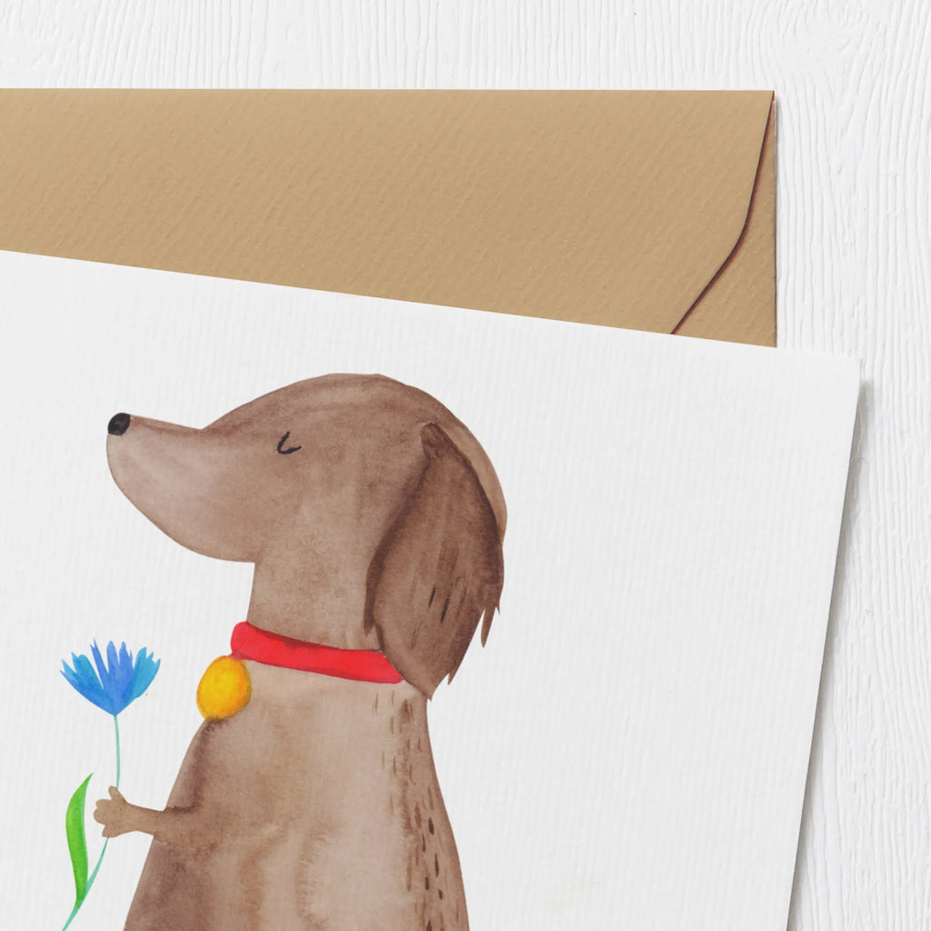 Deluxe Card Dog flower Hochwertige Klappkarte, Karte, Grußkarte, Klappkarte, Glückwunschkarte, Hochwertige Grußkarte, Geburtstagskarte, Einladungskarte, Hochzeitskarte, Hund, Hundemotiv, Haustier, Hunderasse, Tierliebhaber, Hundebesitzer, Sprüche, Frauchen, Hundeliebe, Hunde
