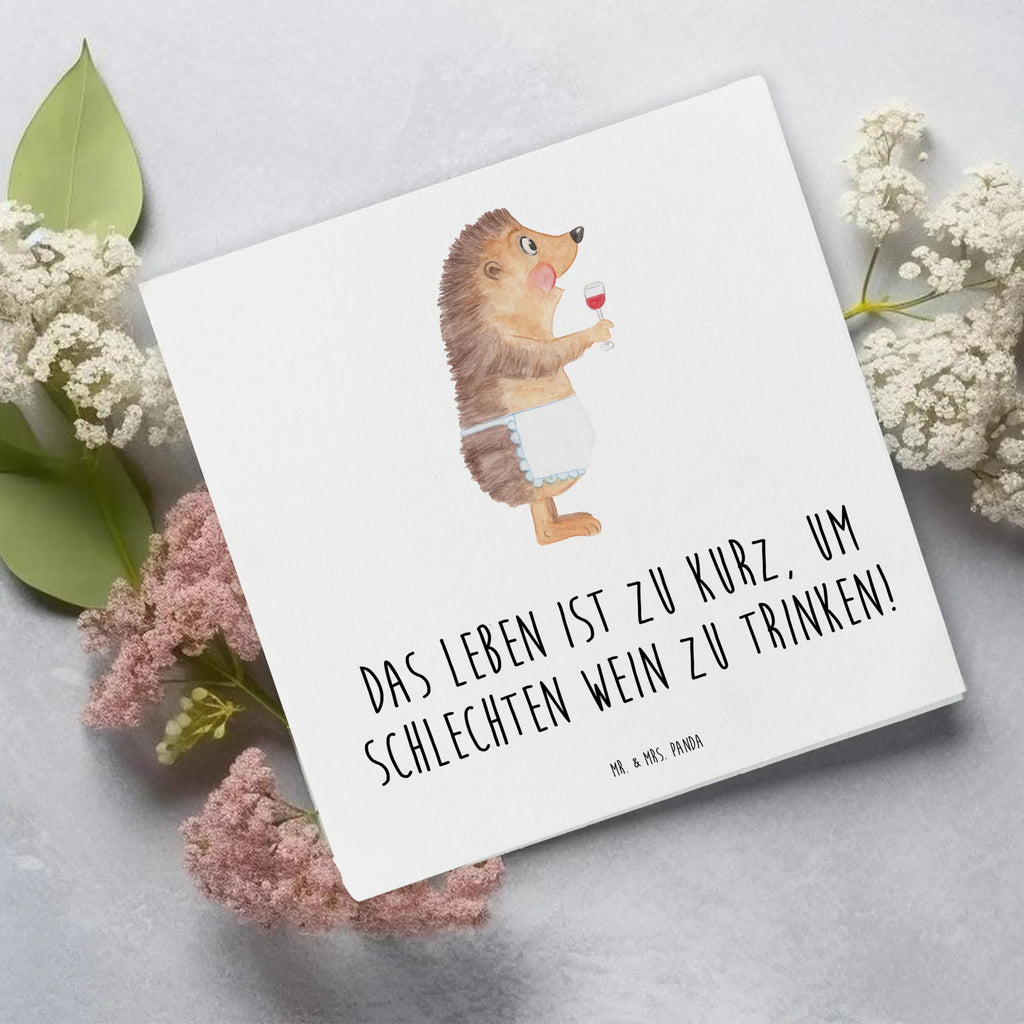 Deluxe Karte Igel Wein Hochwertige Klappkarte, Klappkarte, Glückwunschkarte, Grußkarte, Geburtstagskarte, Karte, Hochzeitskarte, Einladungskarte, Hochwertige Grußkarte, Tiermotive, Gute Laune, lustige Sprüche, Tiere, Igel, Wein trinken, Geschenk Weinliebhaber, Rotwein, Wein Spruch, Weinglas, Wein Deko, Geschenk Weintrinker, Weißwein