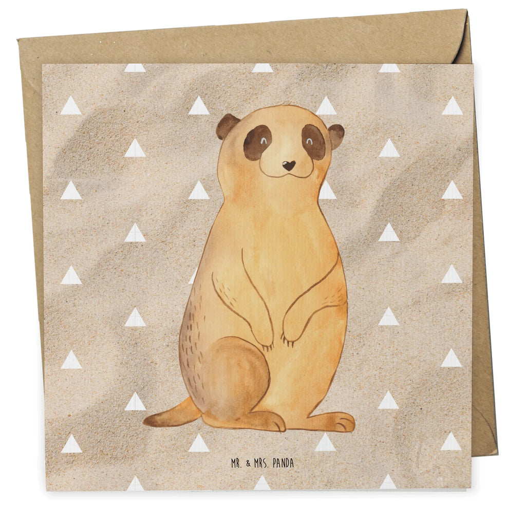 Deluxe Karte Erdmännchen Karte, Geburtstagskarte, Glückwunschkarte, Hochwertige Grußkarte, Klappkarte, Hochwertige Klappkarte, Grußkarte, Hochzeitskarte, Einladungskarte, Afrika, Wildtiere, Weltreise, Afrikareise, Roadtrip, Traveling, Erdmännchen, Spruch, Reisen