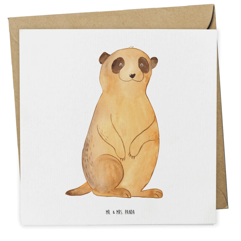 Deluxe Karte Erdmännchen Karte, Geburtstagskarte, Glückwunschkarte, Hochwertige Grußkarte, Klappkarte, Hochwertige Klappkarte, Grußkarte, Hochzeitskarte, Einladungskarte, Afrika, Wildtiere, Weltreise, Afrikareise, Roadtrip, Traveling, Erdmännchen, Spruch, Reisen