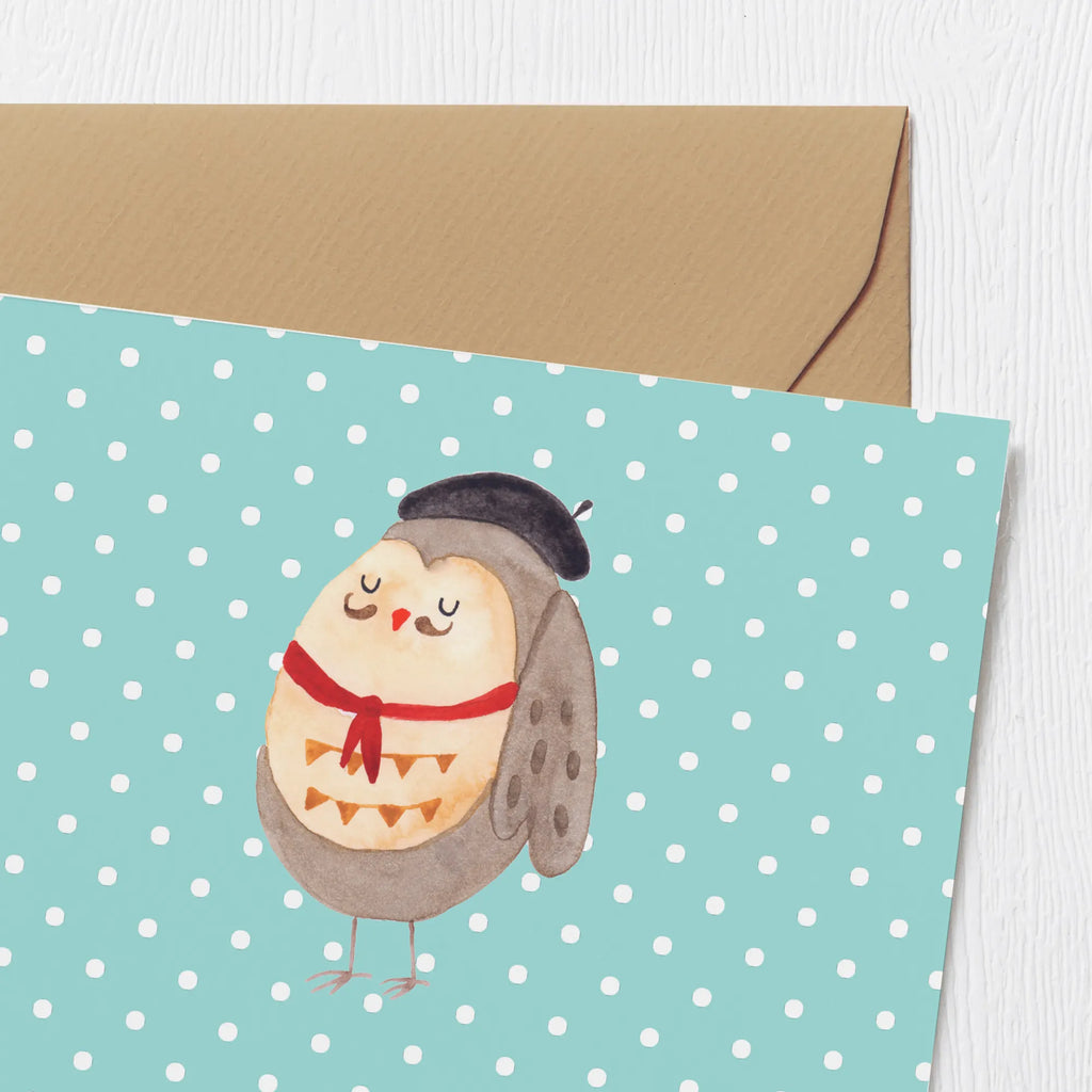 Deluxe Karte Eule Frankreich Karte, Grußkarte, Geburtstagskarte, Glückwunschkarte, Hochwertige Klappkarte, Einladungskarte, Hochzeitskarte, Hochwertige Grußkarte, Klappkarte, Eule, Eulen, das Leben ist schön, hibou, Frankreich, Owl, La vie est belle, Spruch Französisch, Eule Deko, Spruch schön