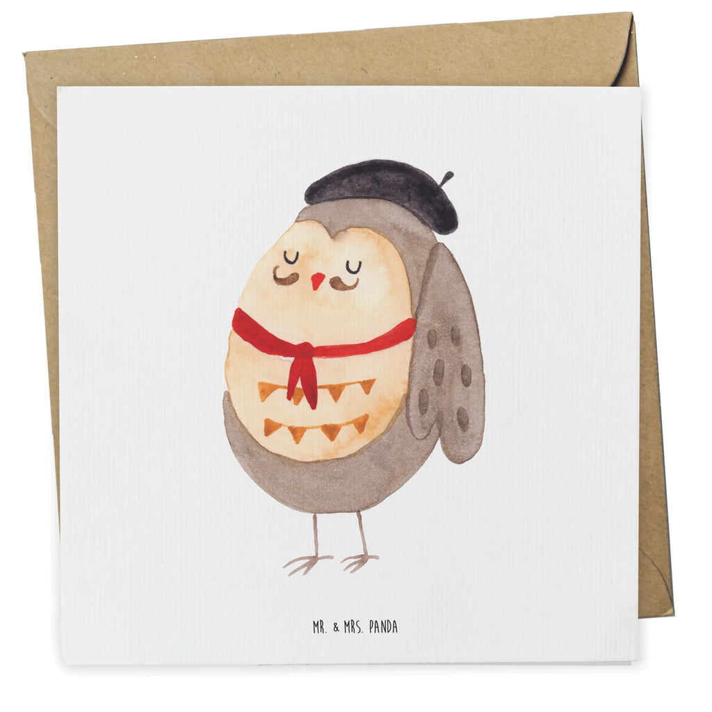 Deluxe Karte Eule Frankreich Karte, Grußkarte, Geburtstagskarte, Glückwunschkarte, Hochwertige Klappkarte, Einladungskarte, Hochzeitskarte, Hochwertige Grußkarte, Klappkarte, Eule, Eulen, das Leben ist schön, hibou, Frankreich, Owl, La vie est belle, Spruch Französisch, Eule Deko, Spruch schön