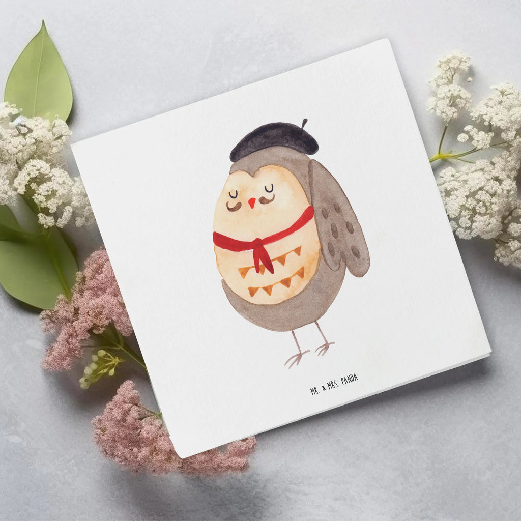 Deluxe Karte Eule Frankreich Karte, Grußkarte, Geburtstagskarte, Glückwunschkarte, Hochwertige Klappkarte, Einladungskarte, Hochzeitskarte, Hochwertige Grußkarte, Klappkarte, Eule, Eulen, das Leben ist schön, hibou, Frankreich, Owl, La vie est belle, Spruch Französisch, Eule Deko, Spruch schön