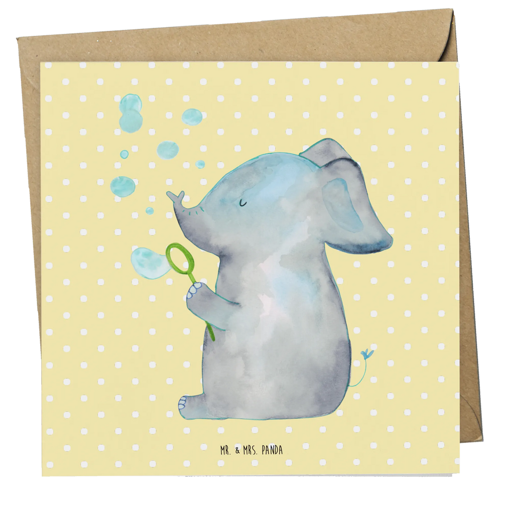 Deluxe Card elephant soap bubbles Geburtstagskarte, Karte, Hochzeitskarte, Grußkarte, Einladungskarte, Klappkarte, Hochwertige Klappkarte, Glückwunschkarte, Hochwertige Grußkarte, Tiermotive, Gute Laune, lustige Sprüche, Tiere, Heimat, Gefühl. Daheim, Liebe, Elefanten, Rüsseltier, Dickhäuter, Liebesspruch, Seifenblasen, Elefant, Liebesbeweis