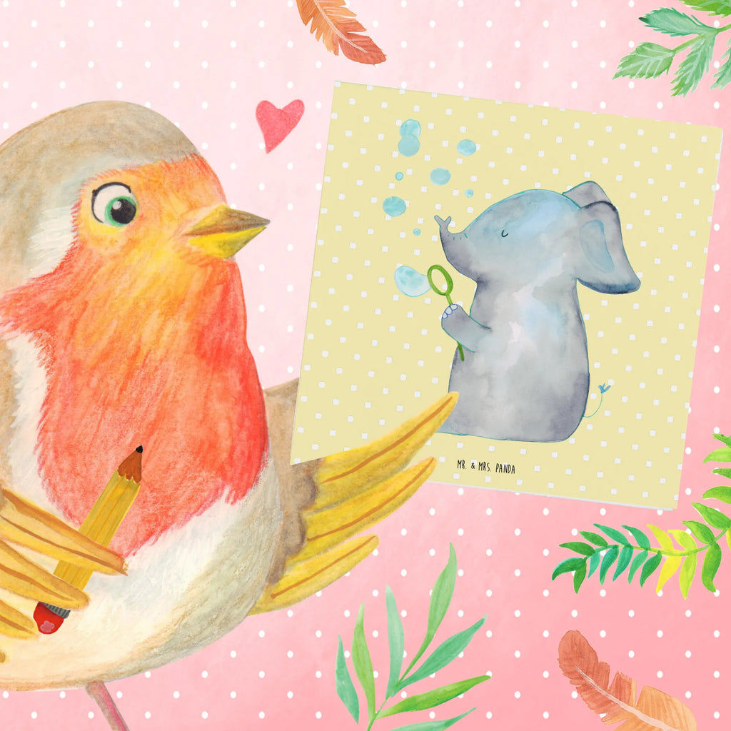 Deluxe Card elephant soap bubbles Geburtstagskarte, Karte, Hochzeitskarte, Grußkarte, Einladungskarte, Klappkarte, Hochwertige Klappkarte, Glückwunschkarte, Hochwertige Grußkarte, Tiermotive, Gute Laune, lustige Sprüche, Tiere, Heimat, Gefühl. Daheim, Liebe, Elefanten, Rüsseltier, Dickhäuter, Liebesspruch, Seifenblasen, Elefant, Liebesbeweis