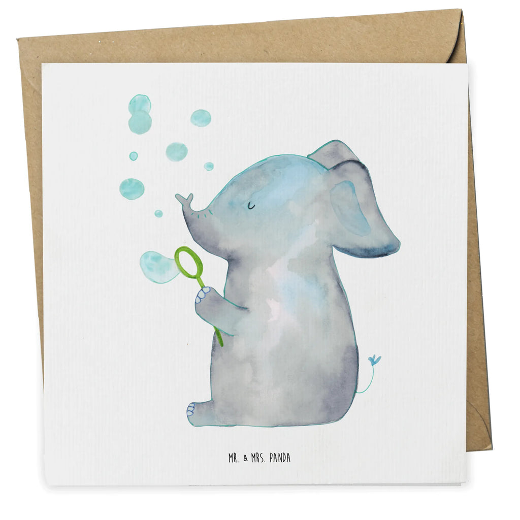 Deluxe Card elephant soap bubbles Geburtstagskarte, Karte, Hochzeitskarte, Grußkarte, Einladungskarte, Klappkarte, Hochwertige Klappkarte, Glückwunschkarte, Hochwertige Grußkarte, Tiermotive, Gute Laune, lustige Sprüche, Tiere, Heimat, Gefühl. Daheim, Liebe, Elefanten, Rüsseltier, Dickhäuter, Liebesspruch, Seifenblasen, Elefant, Liebesbeweis