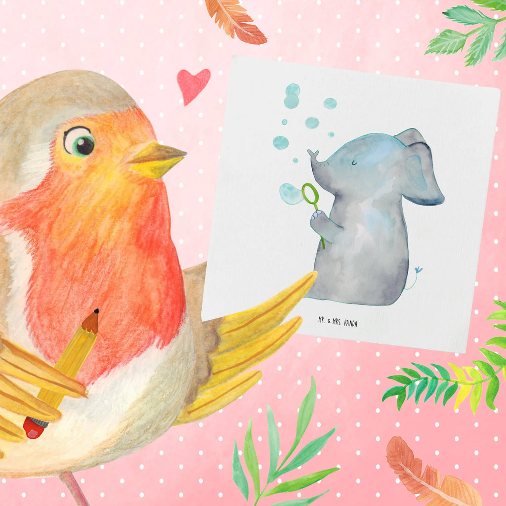 Deluxe Card elephant soap bubbles Geburtstagskarte, Karte, Hochzeitskarte, Grußkarte, Einladungskarte, Klappkarte, Hochwertige Klappkarte, Glückwunschkarte, Hochwertige Grußkarte, Tiermotive, Gute Laune, lustige Sprüche, Tiere, Heimat, Gefühl. Daheim, Liebe, Elefanten, Rüsseltier, Dickhäuter, Liebesspruch, Seifenblasen, Elefant, Liebesbeweis