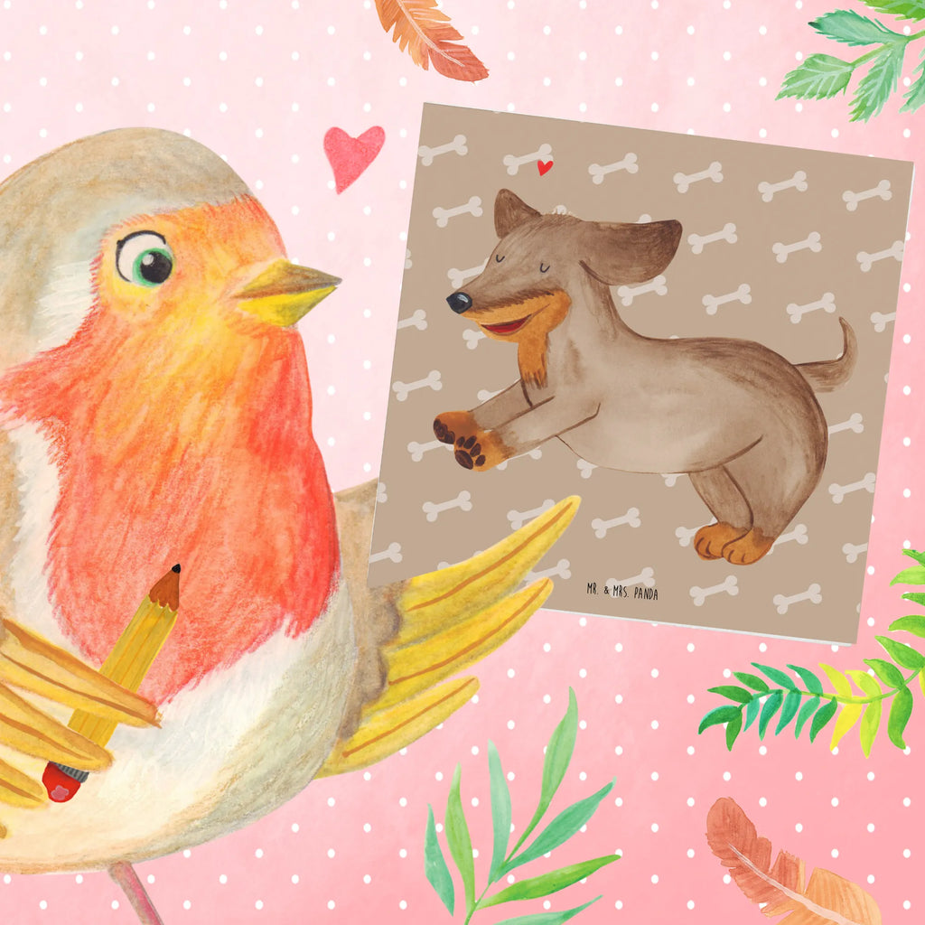 Deluxe Card Dog dachshund Geburtstagskarte, Karte, Einladungskarte, Glückwunschkarte, Grußkarte, Hochzeitskarte, Klappkarte, Hochwertige Grußkarte, Hochwertige Klappkarte, Hund, Hundemotiv, Haustier, Hunderasse, Tierliebhaber, Hundebesitzer, Sprüche, Hunde, Dackel, happy dog, Dachshund