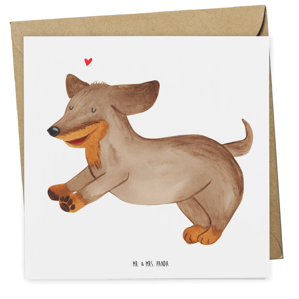 Deluxe Card Dog dachshund Geburtstagskarte, Karte, Einladungskarte, Glückwunschkarte, Grußkarte, Hochzeitskarte, Klappkarte, Hochwertige Grußkarte, Hochwertige Klappkarte, Hund, Hundemotiv, Haustier, Hunderasse, Tierliebhaber, Hundebesitzer, Sprüche, Hunde, Dackel, happy dog, Dachshund