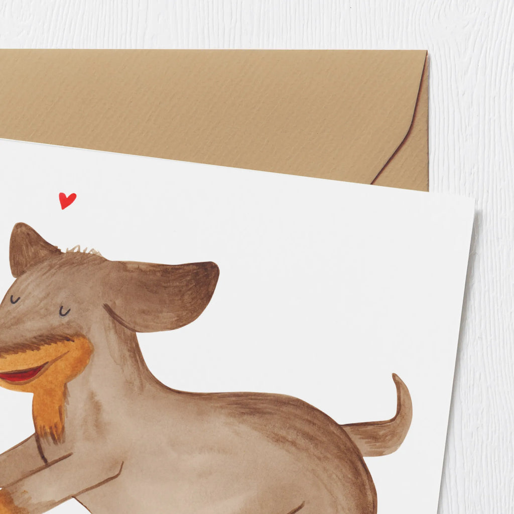Deluxe Card Dog dachshund Geburtstagskarte, Karte, Einladungskarte, Glückwunschkarte, Grußkarte, Hochzeitskarte, Klappkarte, Hochwertige Grußkarte, Hochwertige Klappkarte, Hund, Hundemotiv, Haustier, Hunderasse, Tierliebhaber, Hundebesitzer, Sprüche, Hunde, Dackel, happy dog, Dachshund