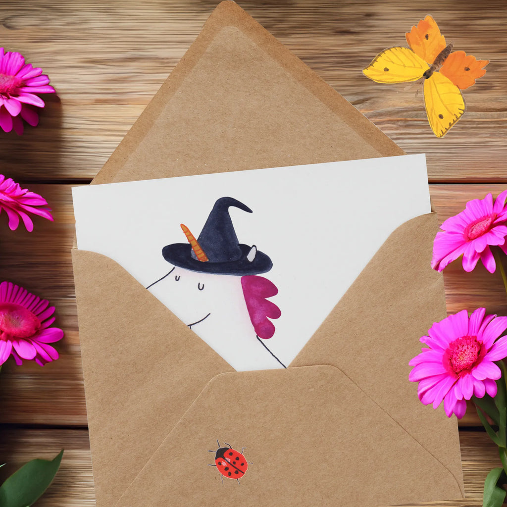 Deluxe Card unicorn Witch Grußkarte, Hochwertige Klappkarte, Glückwunschkarte, Hochzeitskarte, Hochwertige Grußkarte, Karte, Klappkarte, Einladungskarte, Geburtstagskarte, Einhorn, Einhörner, Einhorn Deko, Unicorn, Teufel, Zicke, Leben, Engel, Freundin, Hexe, Frau, Ehefrau, Verrückte